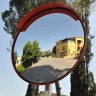 Зеркало дорожное с козырьком, диаметр 800 мм